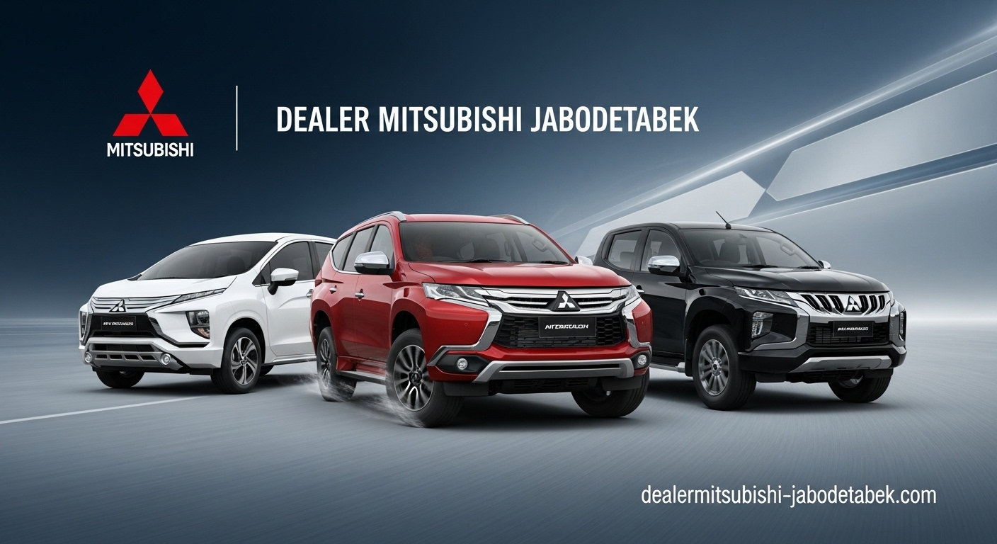 Jajaran mobil di dealer resmi Mitsubishi Jabodetabek